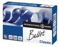 Бумага офисная BALLET CLASSIC, А4, 80г/м, 500л, марка В, ColorLok, International Paper, белизна 153%