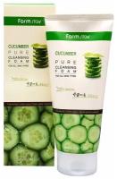Очищающая пенка с экстрактом Огурца FarmStay Cucumber Pure Cleansing Foam - Пенка для умывания с экстрактом огурца