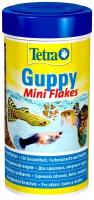 TETRA GUPPY MINI FLAKES корм хлопья для всех видов гуппи и других живородящих рыб (250 мл)