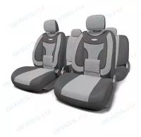 Чехлы Autoprofi Comfort Extra 11 пр. формованный велюр боковая поддержка серые AUTOPROFI ECO-1105 D. GY/L. GY | цена за 1 шт