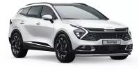 Защита переднего бампера d57 Rival для Kia Sportage (Киа Спортейдж) V поколение 2021-н.в., нерж. сталь, 1 часть, R.2814.001