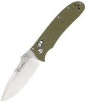 Складной туристический нож Ganzo D704-GR, сталь D2, рукоять G10, зеленый