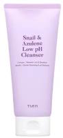 Tiam средство с азуленом и муцином улитки Snail Azulene Low Ph Cleanser, 200 мл