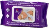 Детские влажные салфетки – «Sabi» UltraComfort 0+, в упаковке 60 шт. Размер 15 х 20