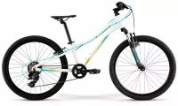 Велосипед Merida Matts J24 Eco (2022) glossy white/teal/gold