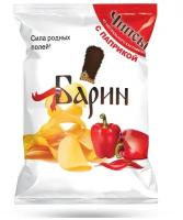 Чипсы из натурального картофеля ТМ "Барин" 140 г "Паприка"