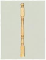 Столб деревянный для лестниц / Англия / Сорт-АВ / 1160х80х80 мм