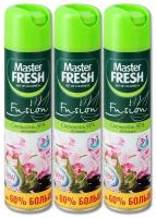 Освежитель воздуха аэрозольный MASTER FRESH Свежесть СПА, 300 мл, 3 шт