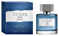 Туалетная вода мужская GUESS 1981 Indigo men 50 мл Гесс мужские духи ароматы для него парфюмерия для мужчин