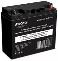 Аккумулятор Exegate EXG12180 (12V, 18Ah) для UPS