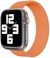 Ремешок нейлоновый плетёный "vlp" для Apple Watch 38/40/41, L/XL, 2шт, оранжевый