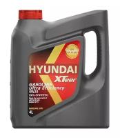 Моторное масло HYUNDAI XTeer Gasoline Ultra Efficiency 0W20 4 л, синтетическое, для бензиновых двигателей, API SN