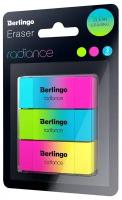 Ластик Berlingo "Radiance ", 3шт, прямоугольные, 50*18*10мм