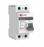 elcb-2-32-100-em-pro Выключатель дифференциального тока EKF PROxiмА ВД-100 2П 32А 100мА тип AC