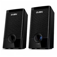 SVEN 318, чёрный, акустическая система 2.0 (USB, мощность 2x2.5 Вт(RMS))