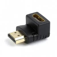 Переходник Cablexpert A-HDMI90-FML HDMI-HDMI, 19F/19M, угловой соединитель 90 градусов, золотые разъемы