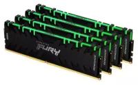 Память оперативная Kingston 128GB3200MHz DDR4 Cl16dimm (Kit of4)FURYRenegadeRGB KF432C16RBAK4/