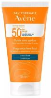 AVENE SPF 50 Солнезащитный флюид без отдушек, 50 мл