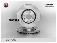 FENOX TB217067 Диск тормозной OPEL Astra F (90-98) передний (1шт.) FENOX