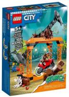 Конструктор LEGO City 60342 The Shark Attack Stunt Challenge, 122 дет