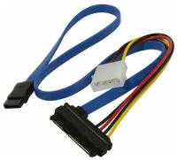 Переходник для накопителя SATA 7pin / SAS 22 pin / Molex 4pin (GC-ST303) черный;желтый;;красный;синий 0.5м