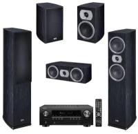 Комплекты 5.0- канальные PULT.ru Heco Victa Prime 502 Set 5.0 (502+202+102) black + Denon AVR-S960H