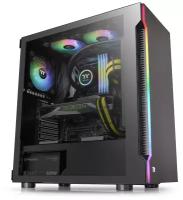 Корпус компьютерный Thermaltake H200 TG RGB CA-1M3-00M1WN-00, черный