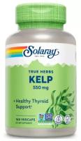 Solaray Kelp Seaweed (Kelp с фолиевой кислотой) 550 мг 180 капсул