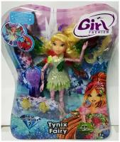 Кукла WINX Club Тайникс Сверкающие крылья 7-я серия, ноги и руки в блестках в коробке, TC662