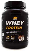 Протеин сывороточный PRIMEKRAFT Whey Protein, Кокос (Coconut), банка 900 г / 30 порций