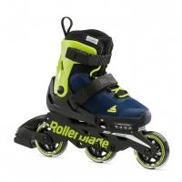 Детские ролики Rollerblade Microblade 3WD - 2022 Blue Royal/Lime р. 28-32