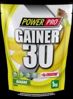 Гейнер POWER PRO Gainer 30 (1000 г) банан