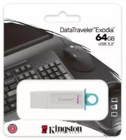 USB Flash Drive 64Gb - Kingston DataTraveler Exodia USB 3.2 Gen1 KC-U2G64-5R