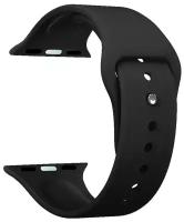 Ремешок Deppa Band Silicone для Apple Watch 42/44 mm, силиконовый, черный