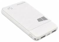 Внешний аккумулятор More choice 5000mAh 2USB 2.1A PB33-05 белый