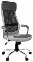 Кресло компьютерное офисное Helmi HL-E41 "Stylish" для руководителя, ткань и сетка