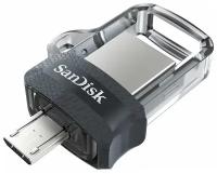 USB Flash накопитель 256GB SanDisk Ultra Dual Drive m3.0 (SDDD3-256G-G46) USB 3.0 + microUSB (OTG) Черный