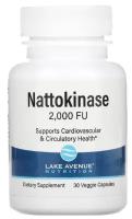 Lake Avenue Nutrition Nattokinase 2000FU 30 капсул