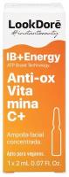 LOOK DORE IB ENERGY AMPOULES ANTI-OX VITAMIN C концентрированная сыворотка в ампулах моментального восстановления с витамином С 1х2мл