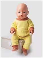 Одежда для куклы Беби Бон (Baby Born) 43см, Rich Line Home Decor, Х-355/Желтый-орех