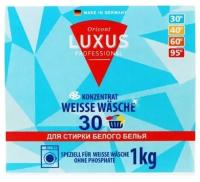 Стиральный порошок Luxus Professional концентрат, для белого белья, 1 кг