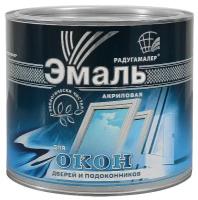 Эмаль акрил. д/окон, дверей, подоконников белая радуга 1,9кг