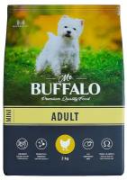 Сухой корм для собак мелких пород Mr.Buffalo ADULT MINI курица 2кг