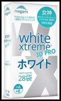 Отбеливающие полоски Megami White Xtreme 3D Pro для чувствительных зубов, 28 шт