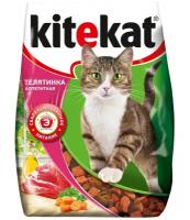 Сухой корм KiteKat "Аппетитная телятинка" для кошек, 350 г