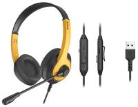 Наушники A4Tech Fstyler FH100U Yellow-Black