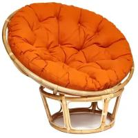 Классическое кресло TetChair Papasan Eco P115-1/SP STD (с подушкой) натуральный, оранжевый