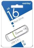 Флеш-накопитель USB 2.0 Smartbuy 16GB Crown White (SB16GBCRW-W)