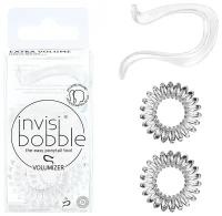 VOLUMIZER Crystal Clear набор аксессуаров для объёмной причёски Invisibobble