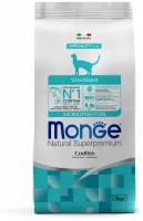 Сухой корм для стерилизованных кошек Monge Natural Superpremium Monoprotein, с уткой (кусочки в желе)